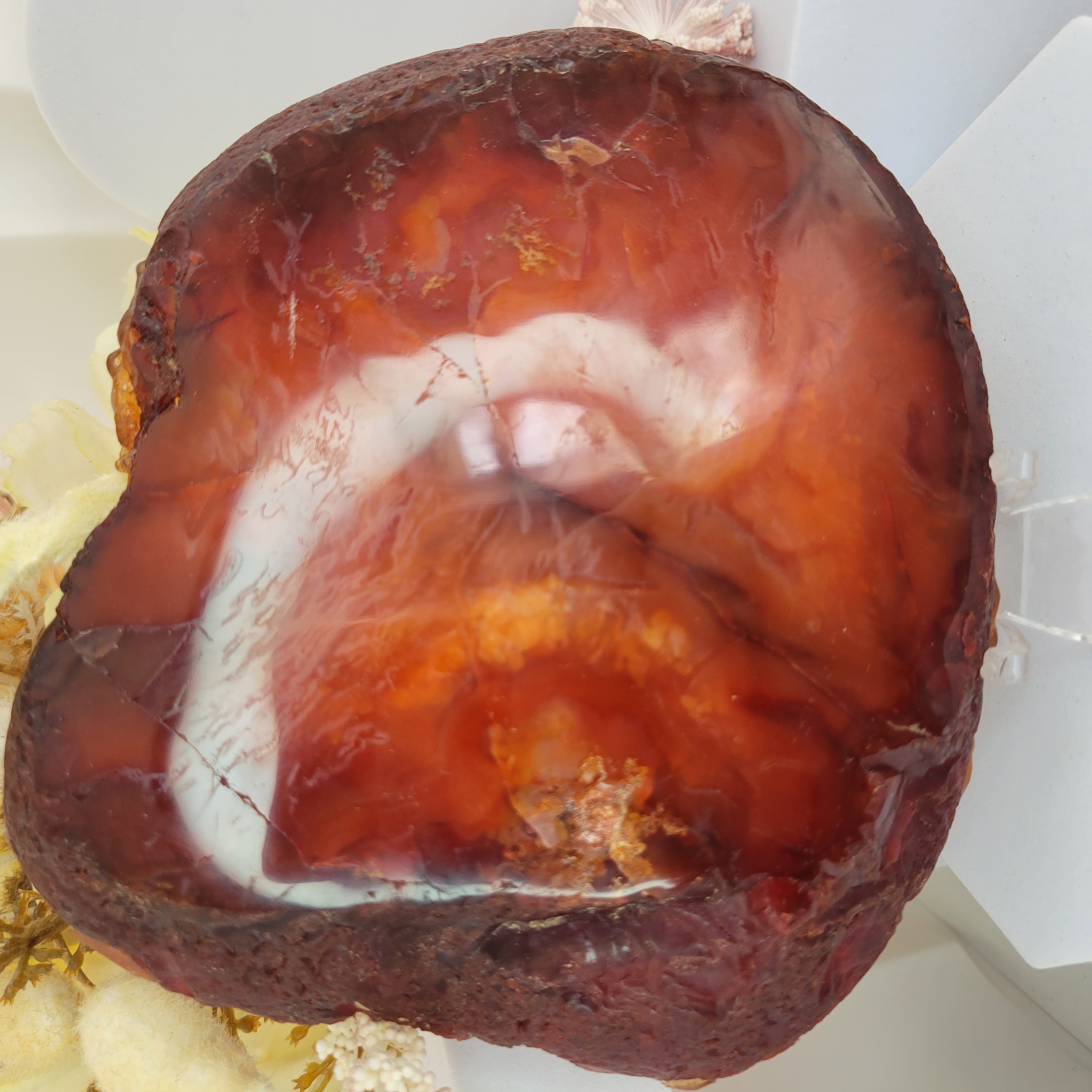 Druzy Carnelian Slab
