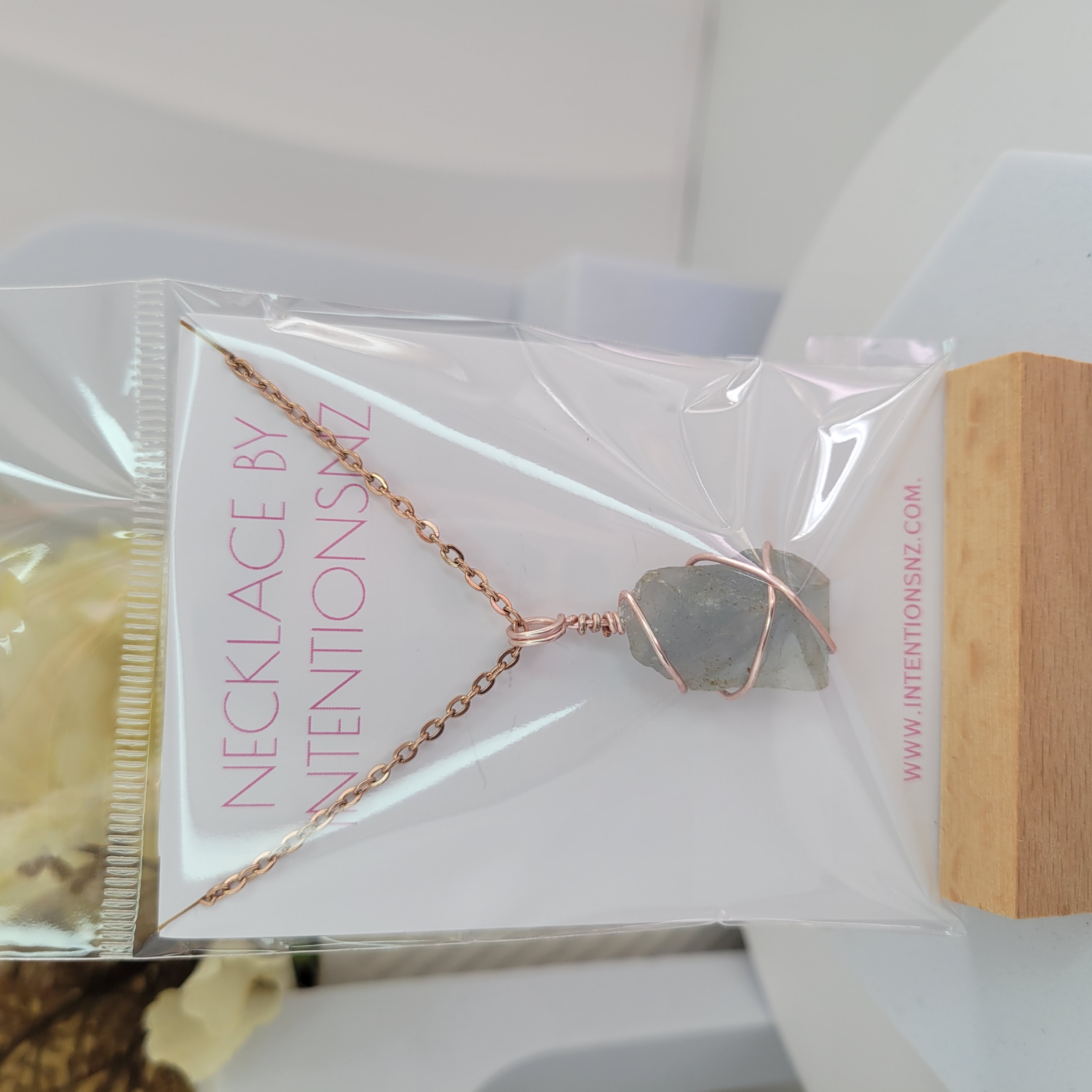 Celestite - Rose Gold