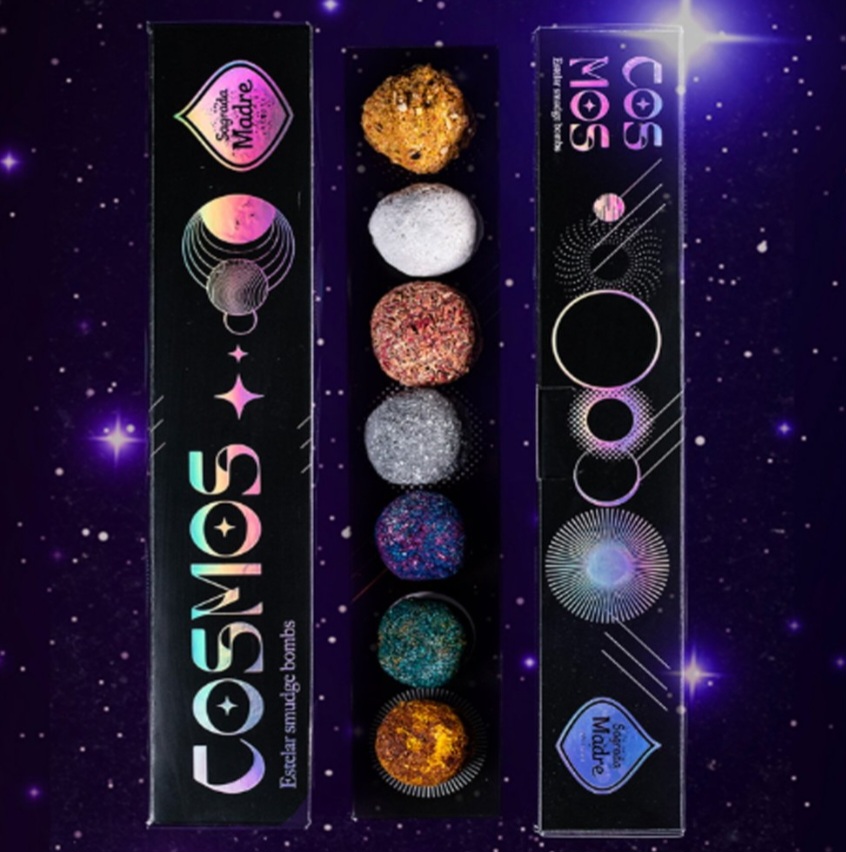 Cosmos Smudge Bombs – Planetary Incense Set (Box of 7)
