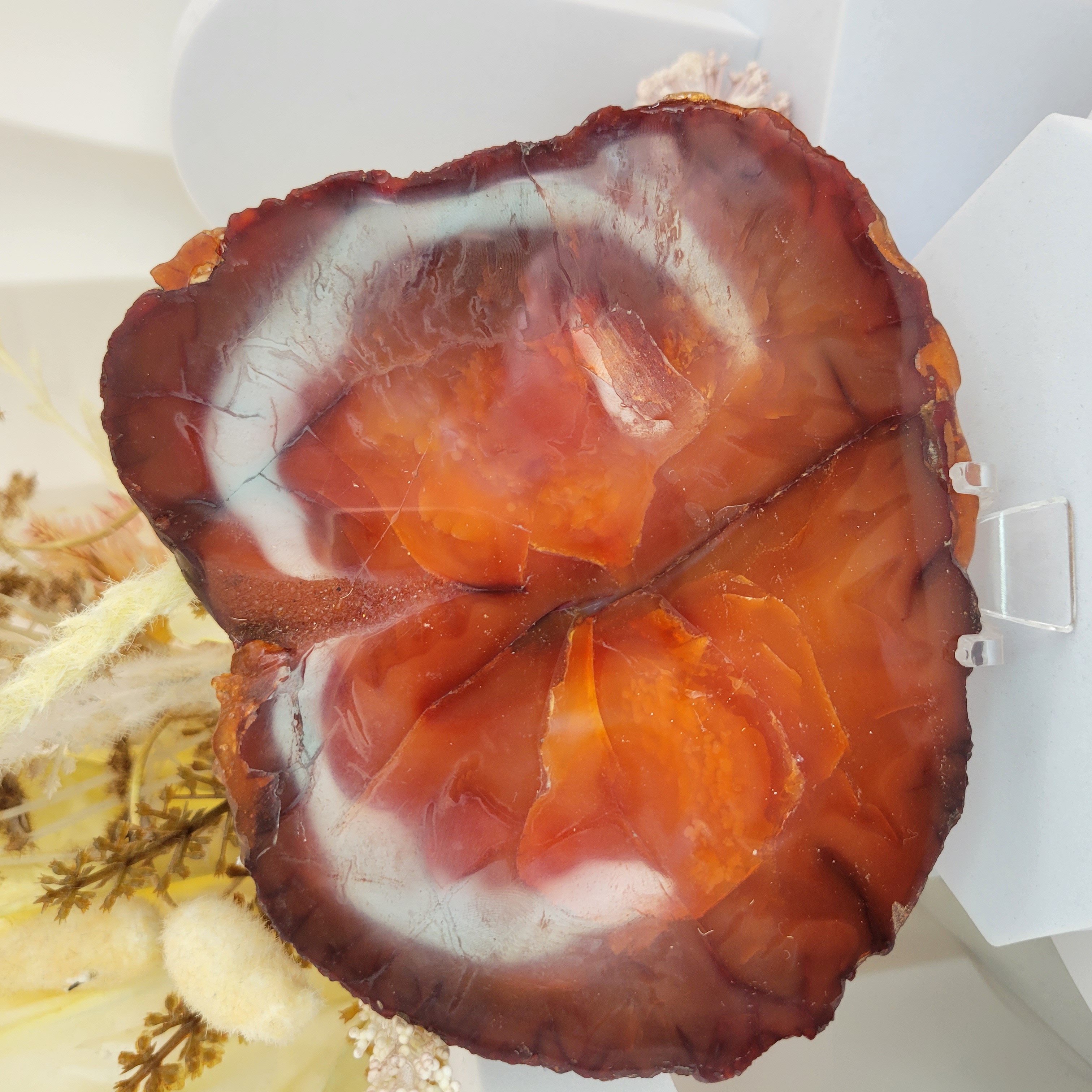 Druzy Carnelian Slab