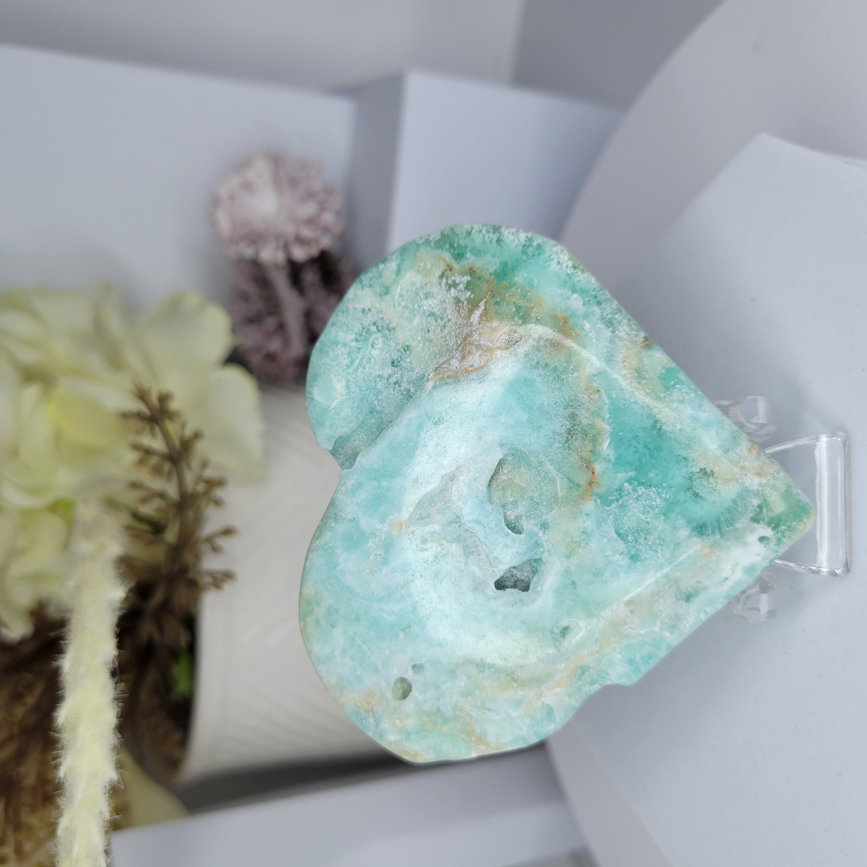 Hemimorphite Heart