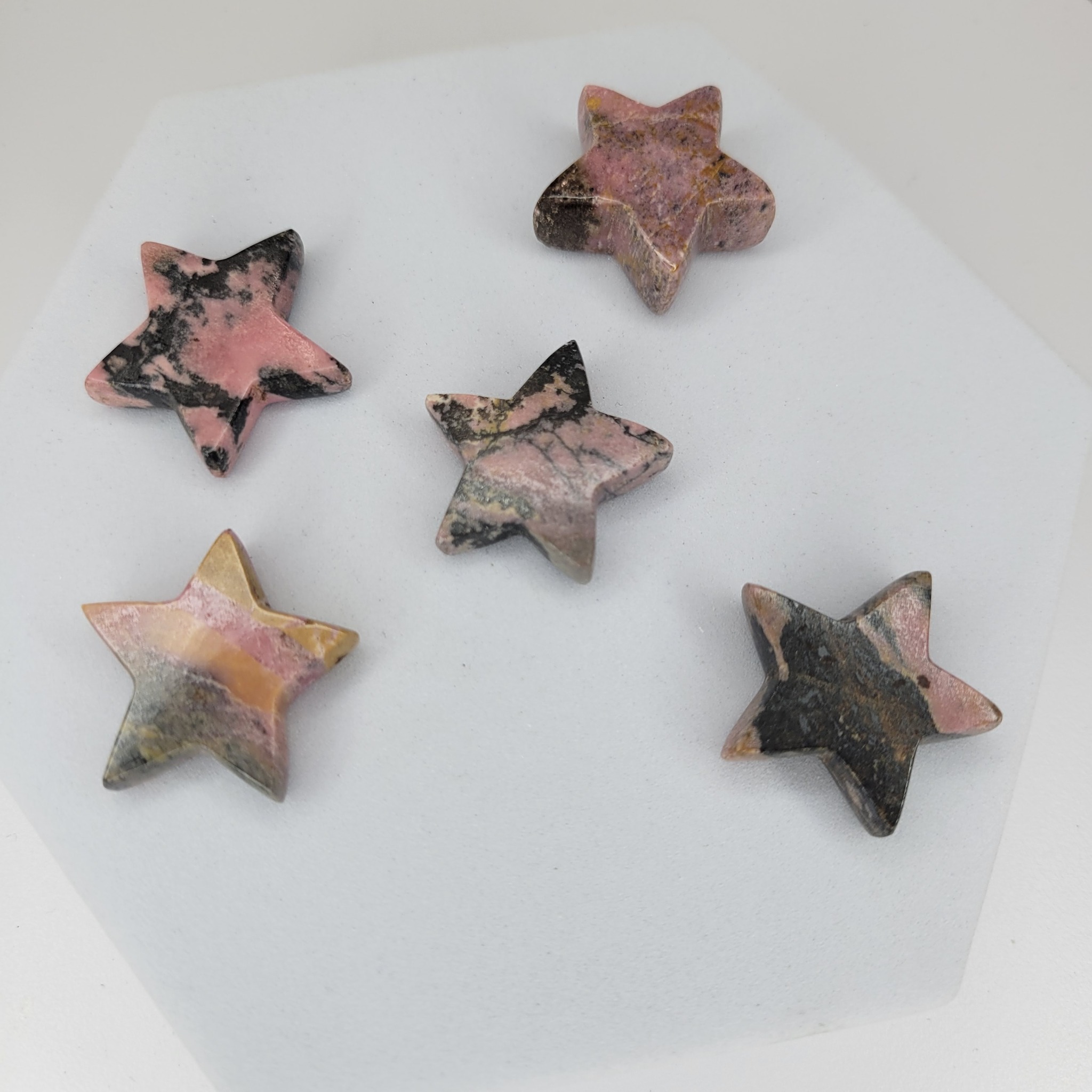 Rhodonite Stars
