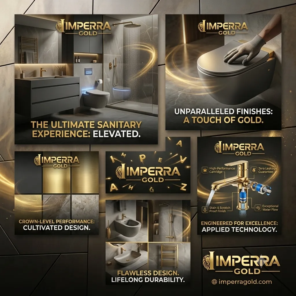 Imperra Gold Sanitaryware Collection