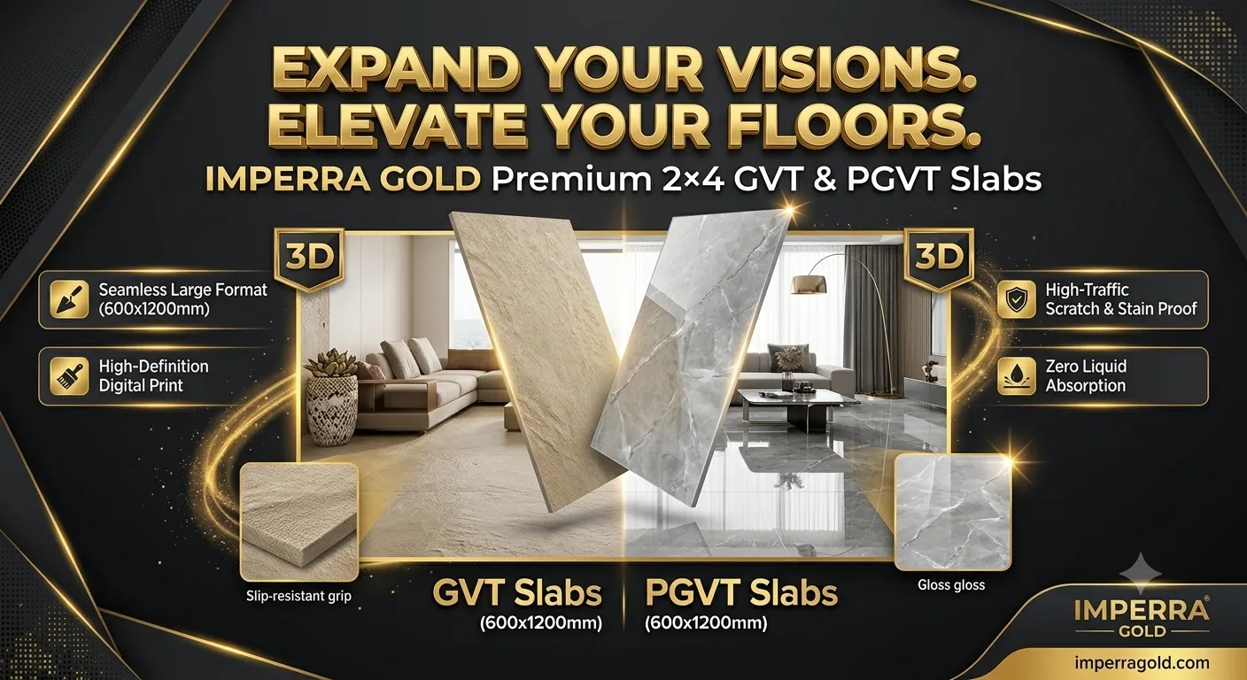 IMPERRA GOLD 2x4 GVT & PGVT Slabs