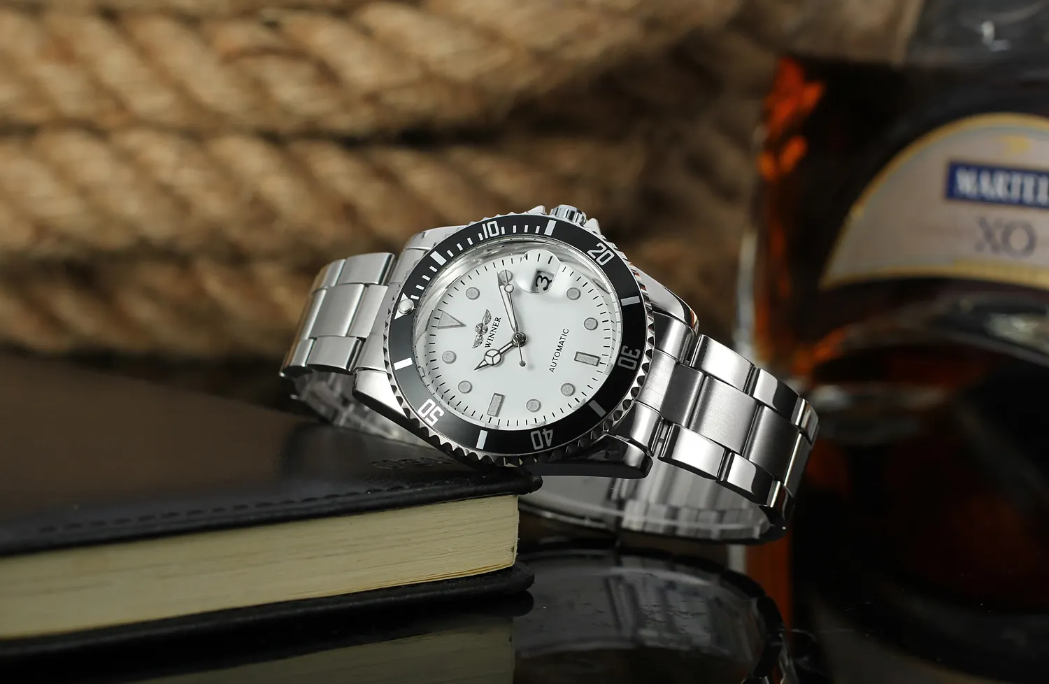 High-Quality Men's Automatic Watch, Fashion Steel Alloy Waterproof Mechanical Watch