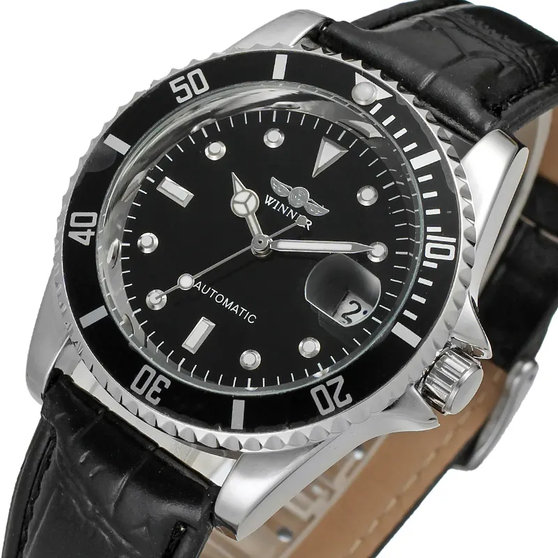 High-Quality Men's Automatic Watch, Fashion Steel Alloy Waterproof Mechanical Watch