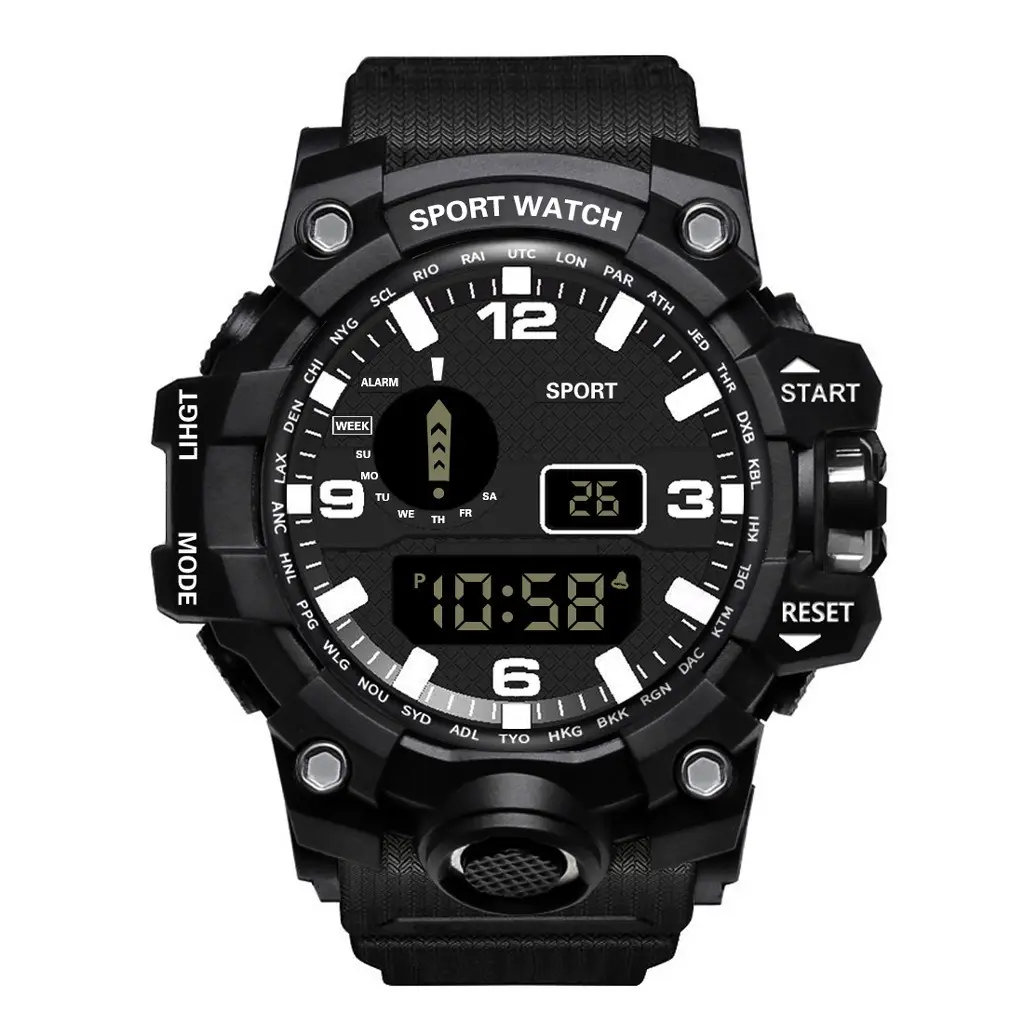 Multifunctional LED Digital Sport Watch