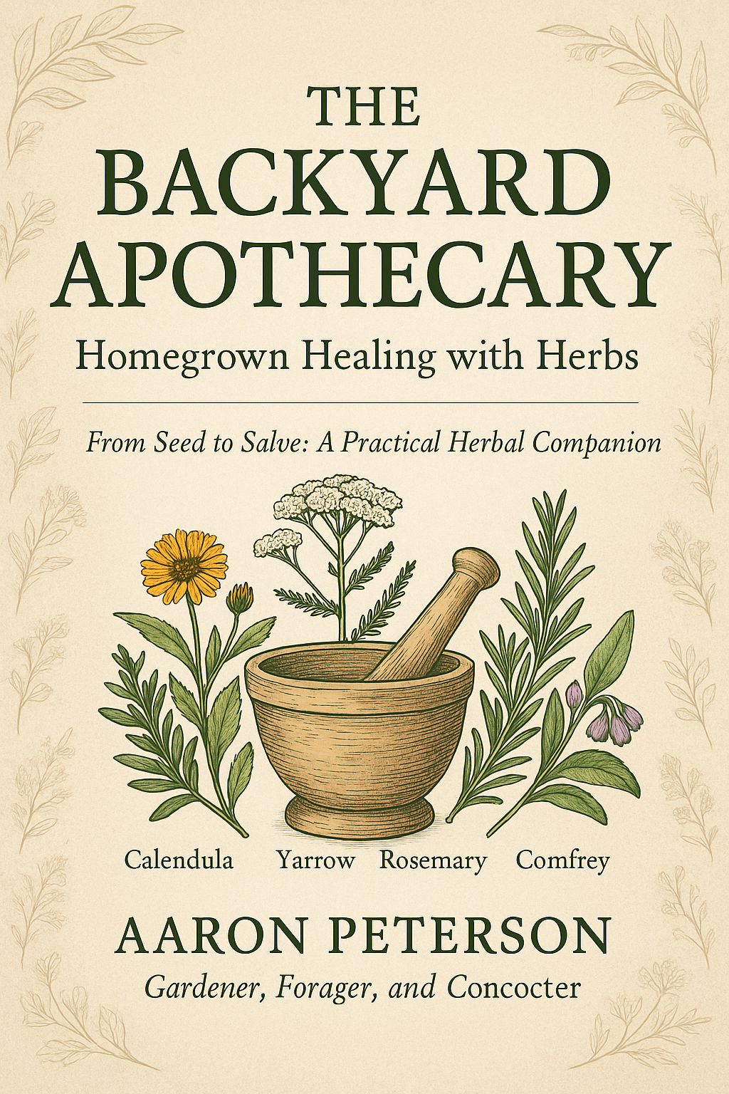 The Backyard Apothecary — Signed Paperback + EPUB/PDF 