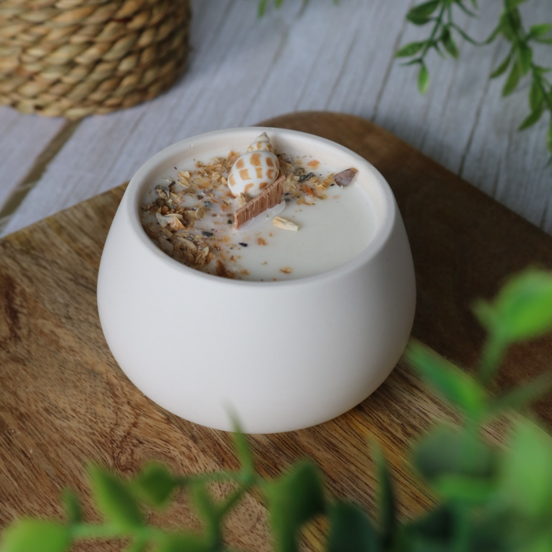 Bougie Relax - Bois flotté (S)