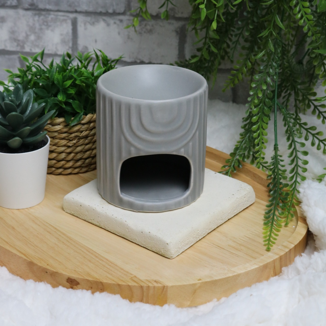 Brûleur à fondants - Cylindre gris motifs arcs