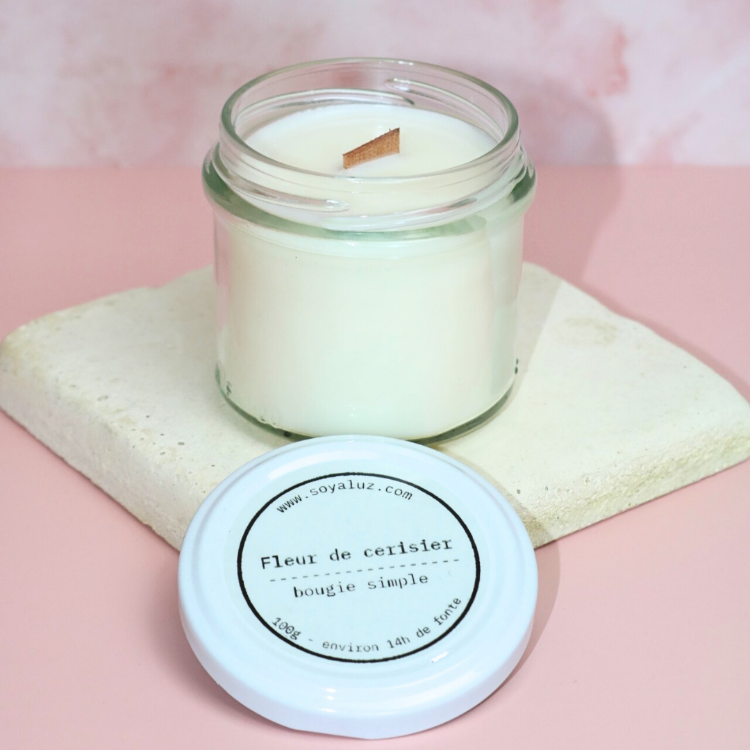 Bougie Simple - Fleur de cerisier