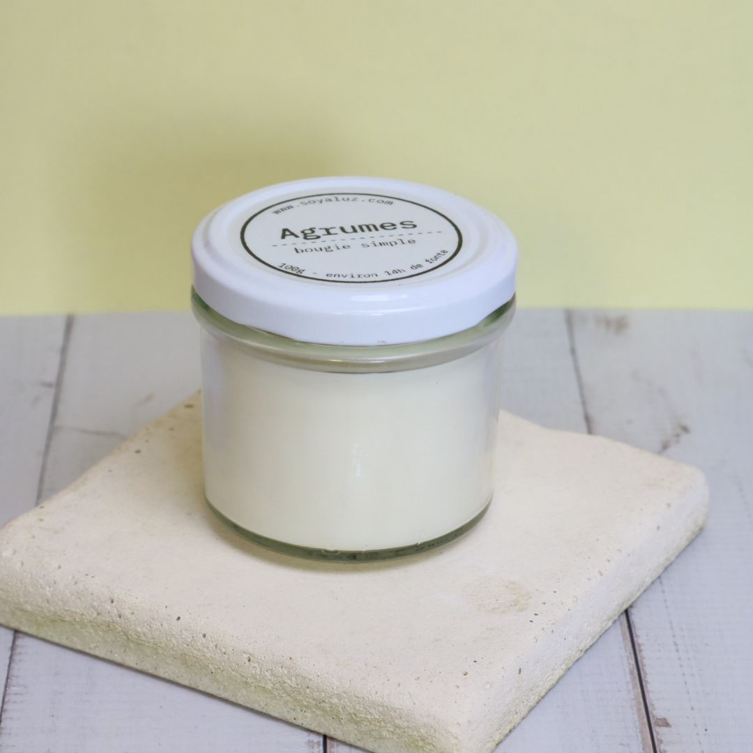 Bougie Simple - Agrumes