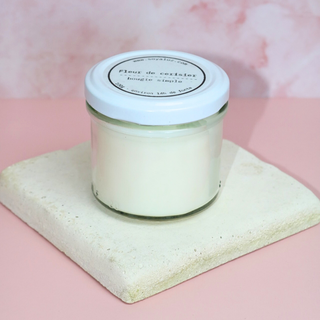 Bougie Simple - Fleur de cerisier