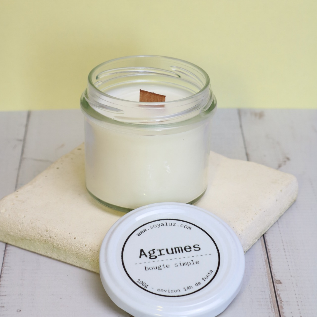 Bougie Simple - Agrumes