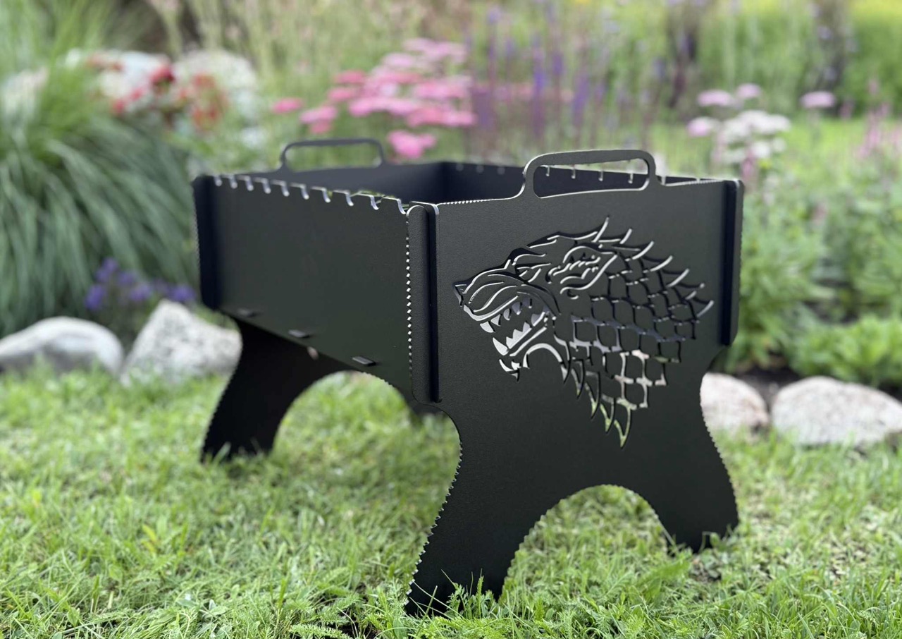 Faltbarer Grill „Eiserner Wolf“