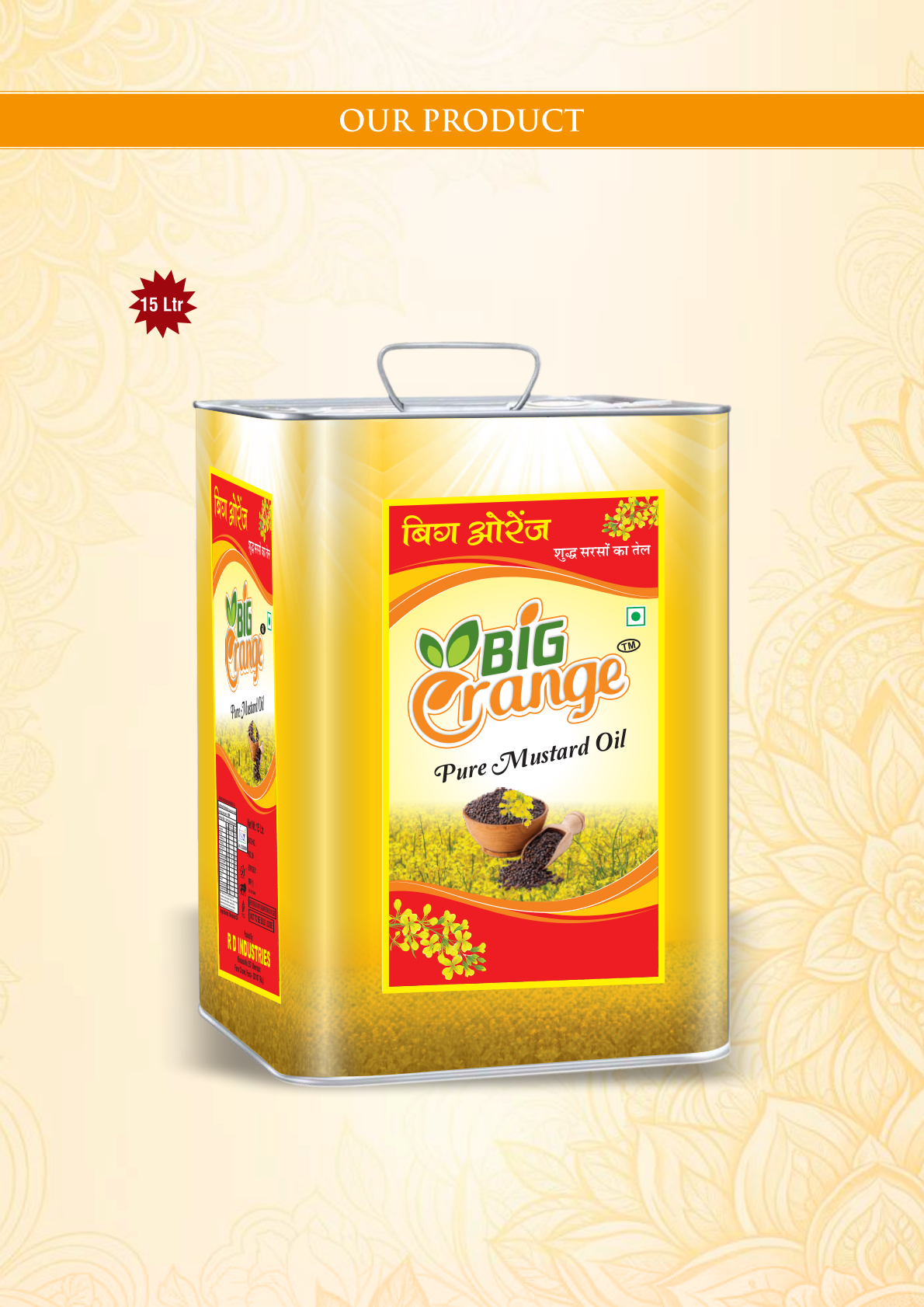 Big Orange Pure Mustard Oil