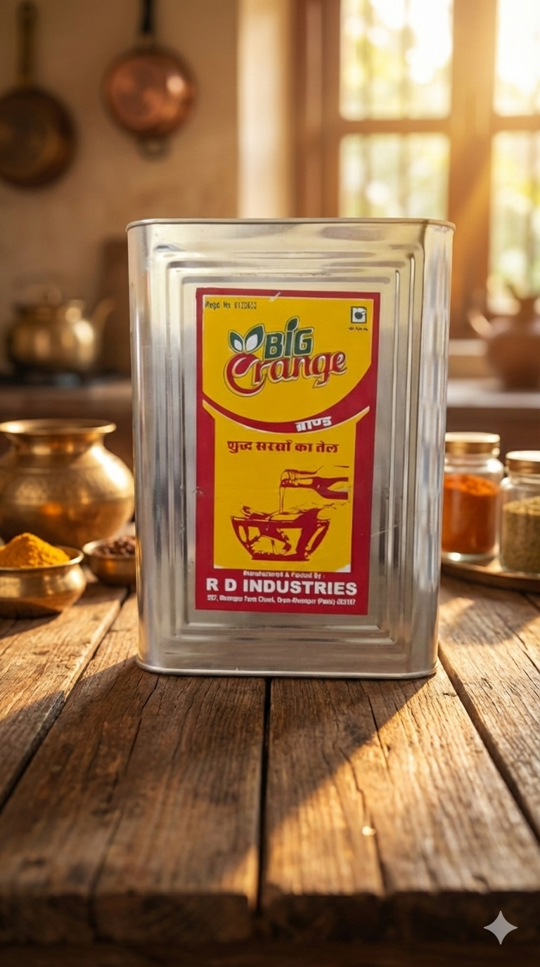Big Orange Mustard Oil  15 kg