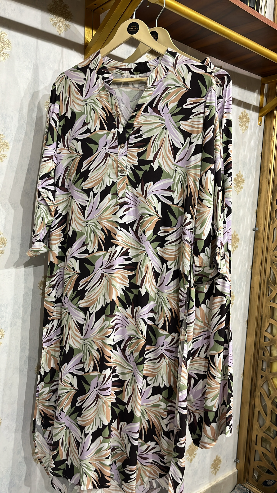 Floral Print Kurta Set