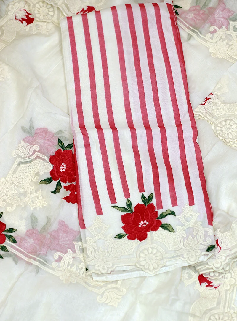 Elegant Floral Print Fabric