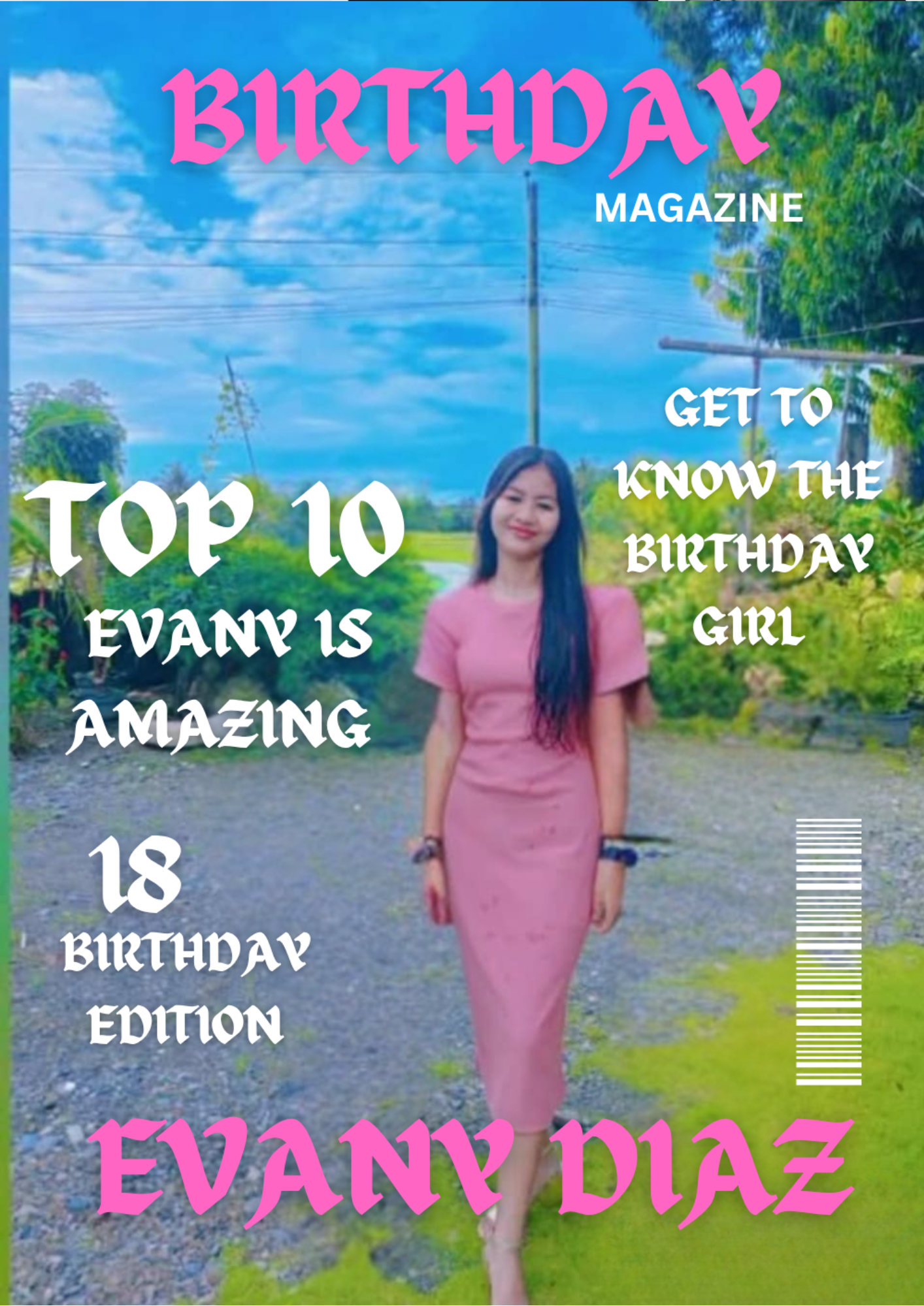 Birthday Magazine Template - Fully Editable