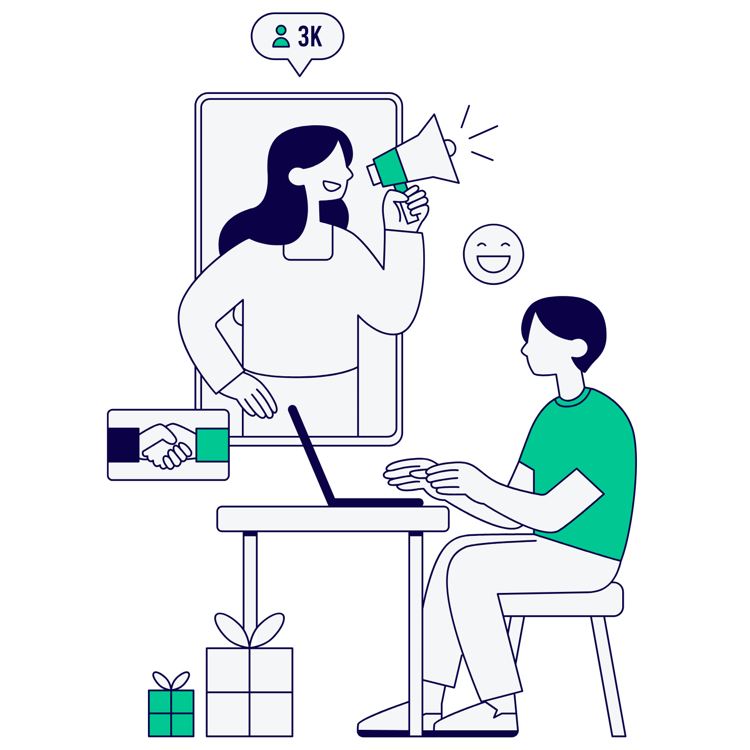 Influencer Marketing Services on Linkedin, Instagram, Whatsapp, Telegram