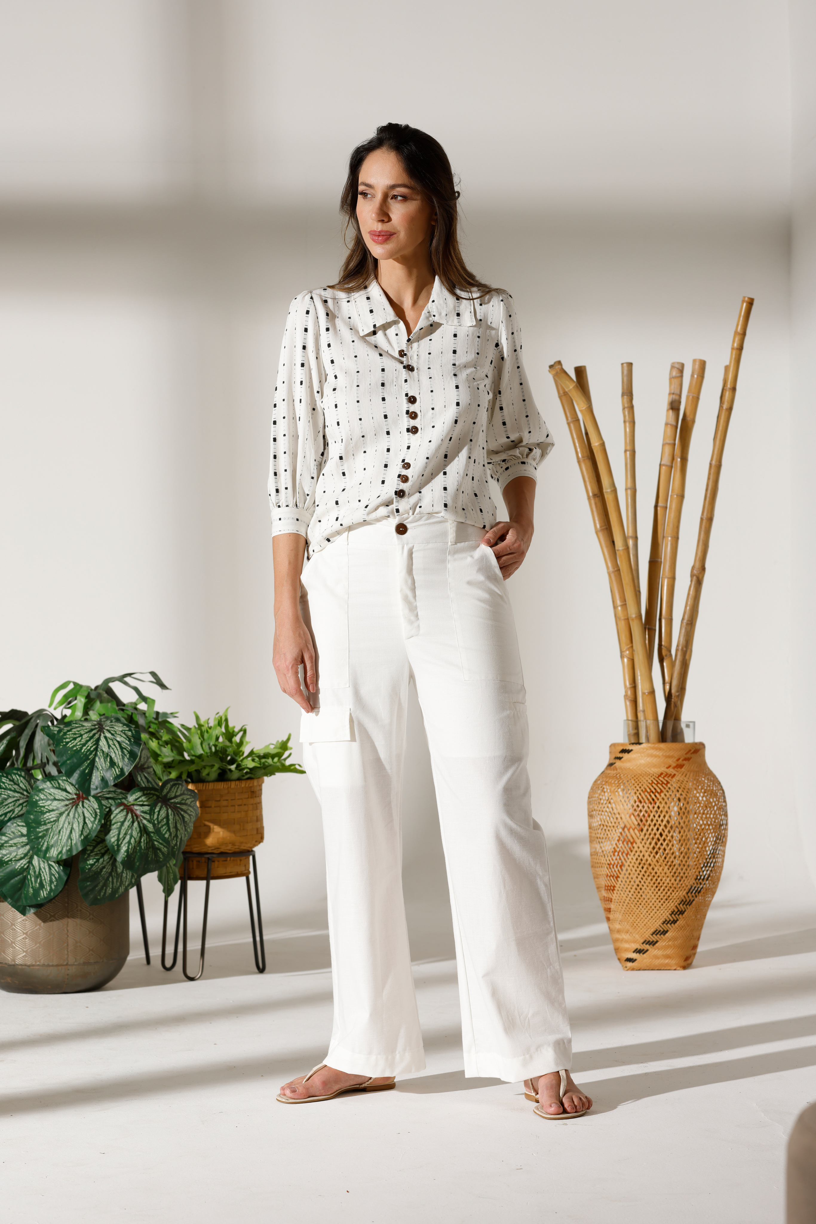 CAMISA MANGA BUFANTE