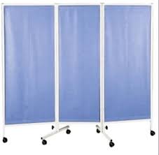 Paravent médical à trois blocs