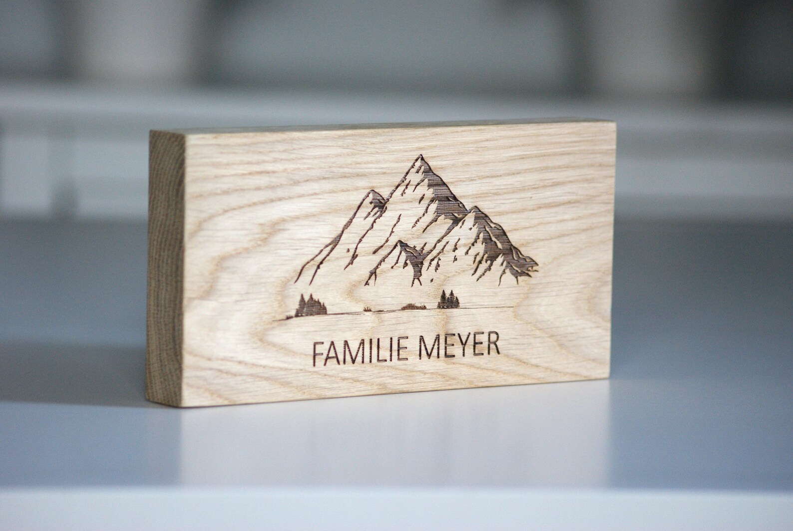 Plaque de porte en bois ou métal