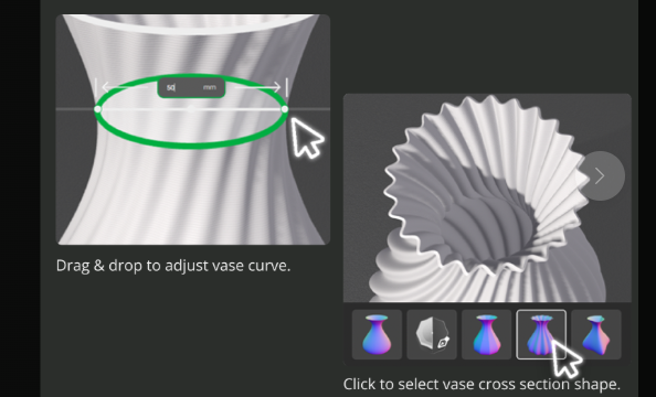 Création de vase sur mesure
