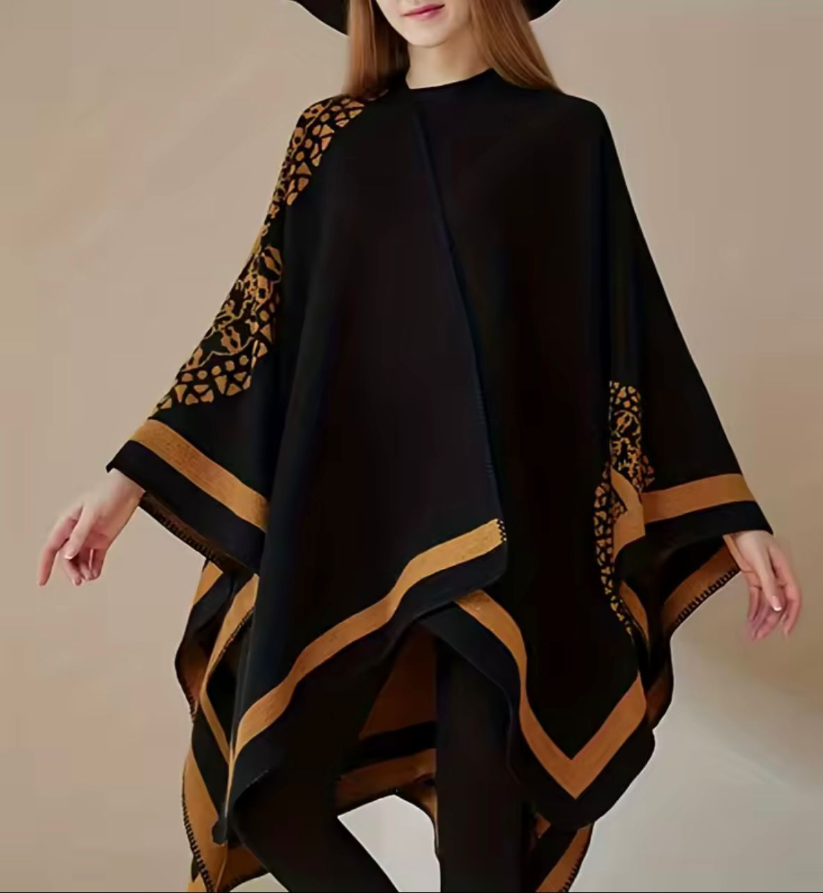 New Slit Warm Large Shawl m