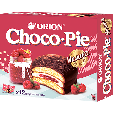 Orion Choco Pie Raspberry
