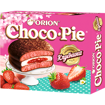 Orion Choco Pie Strawberry