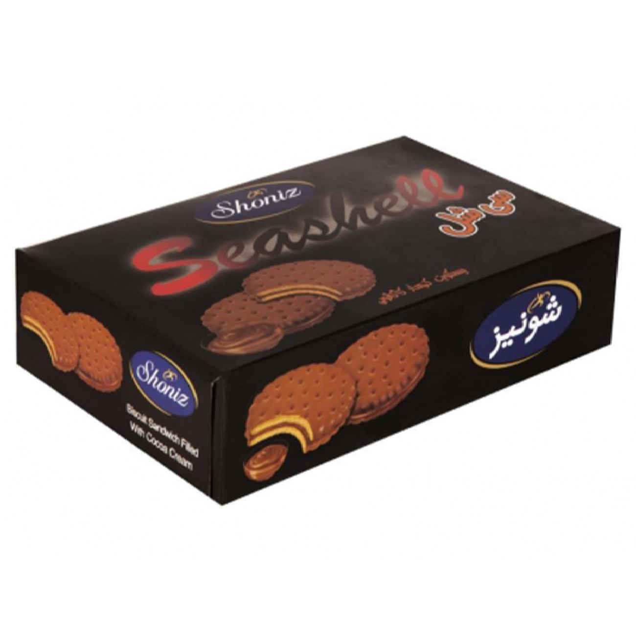 Shoniz Seashell Cocoa Filled Biscuits