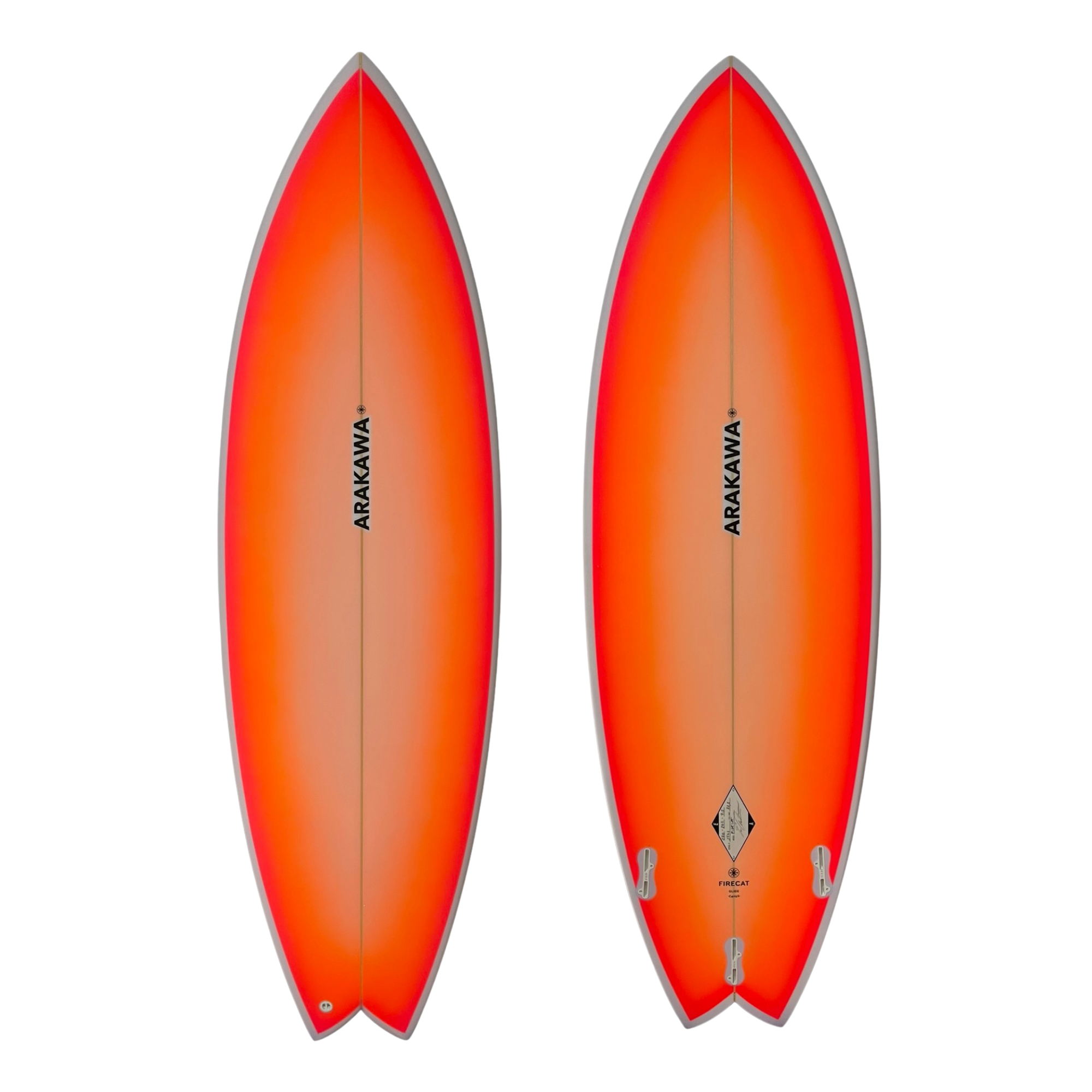 Shortboard - Arakawa - Fire Cat Model - Pu - 5'10 