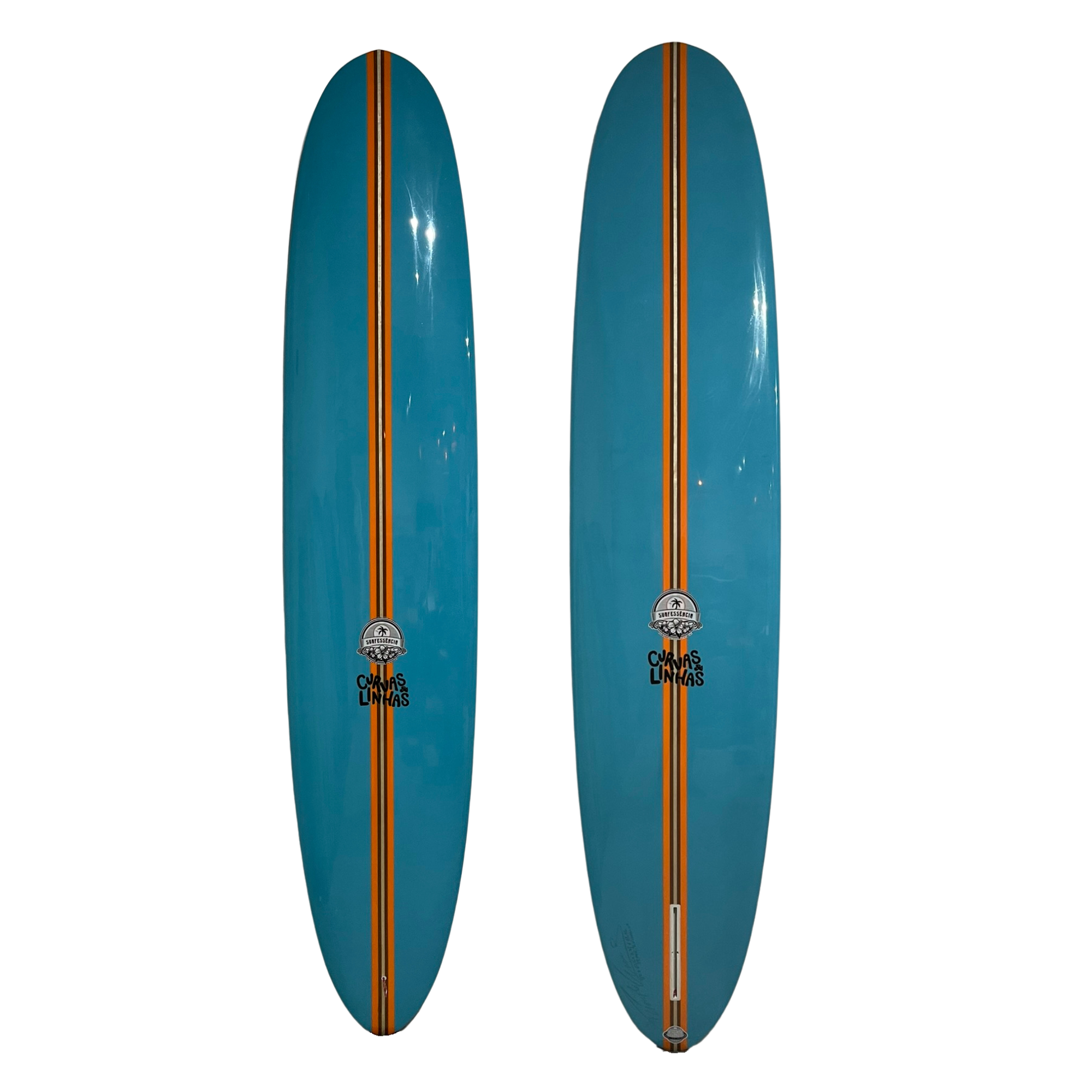 Longboard - Surfessência - Curvas E Linhas - Pu - 9'0