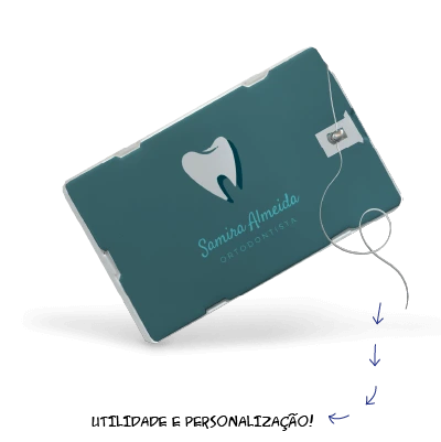 Cartão Fio Dental Personalizado 