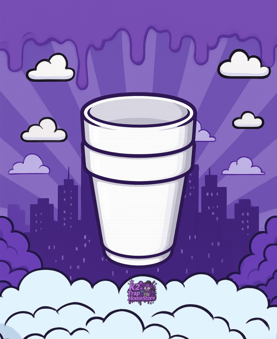 Double Cup Styrofoam 16oz