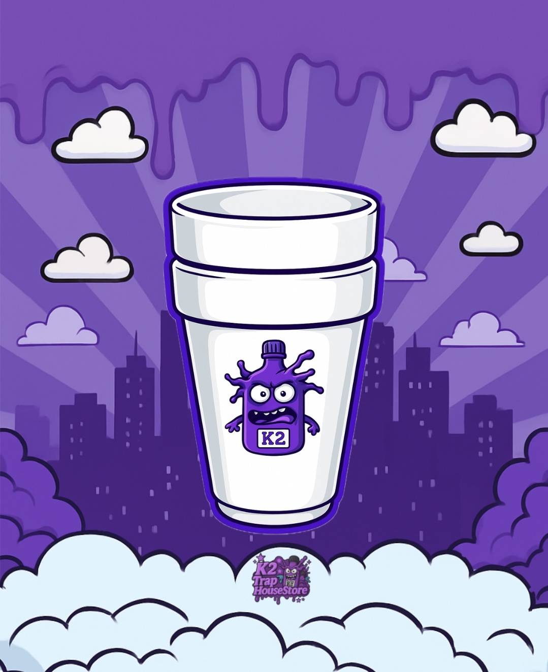 Double Cup Styrofoam (avec logo) 16oz