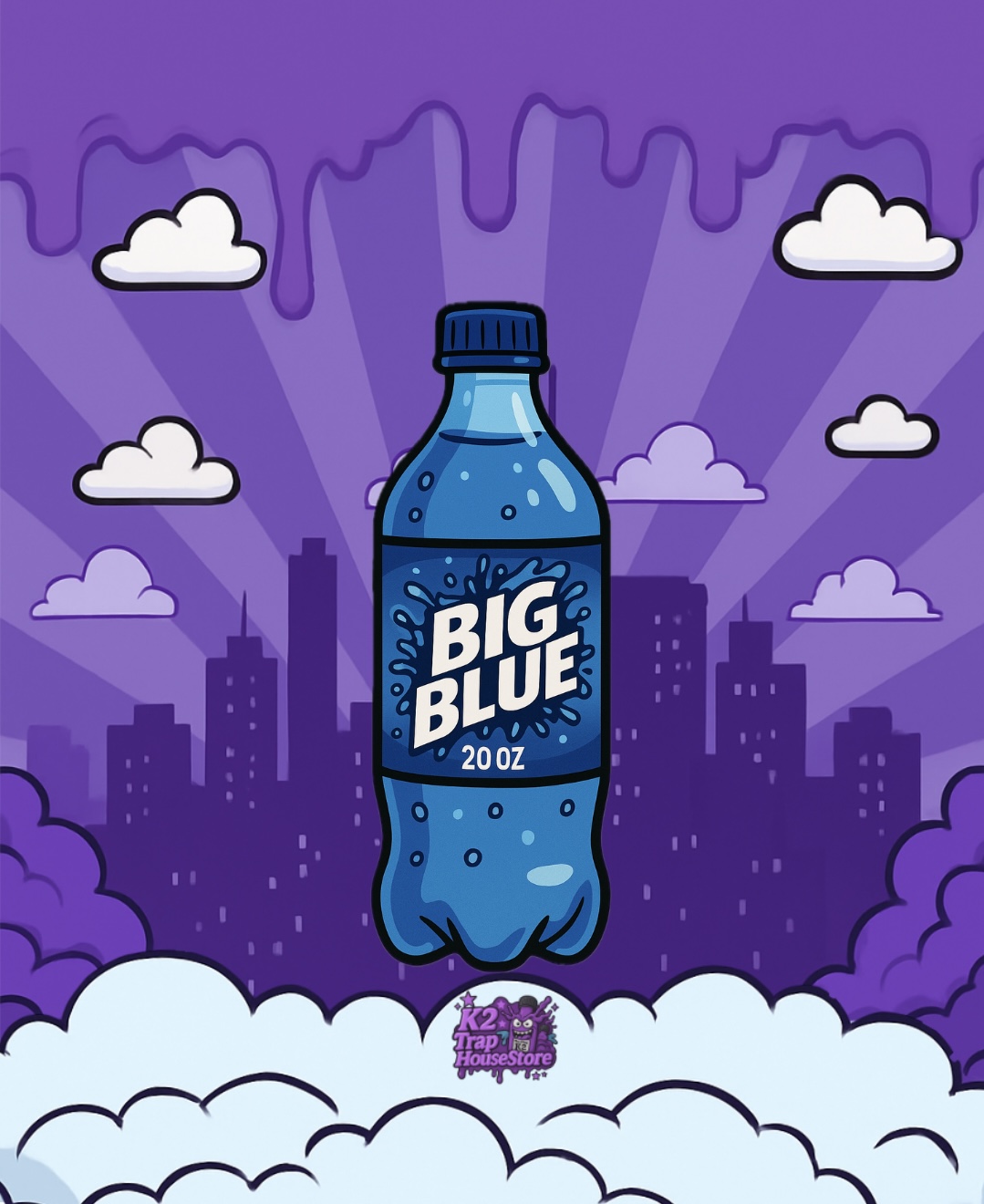 Big Blue Cream Soda