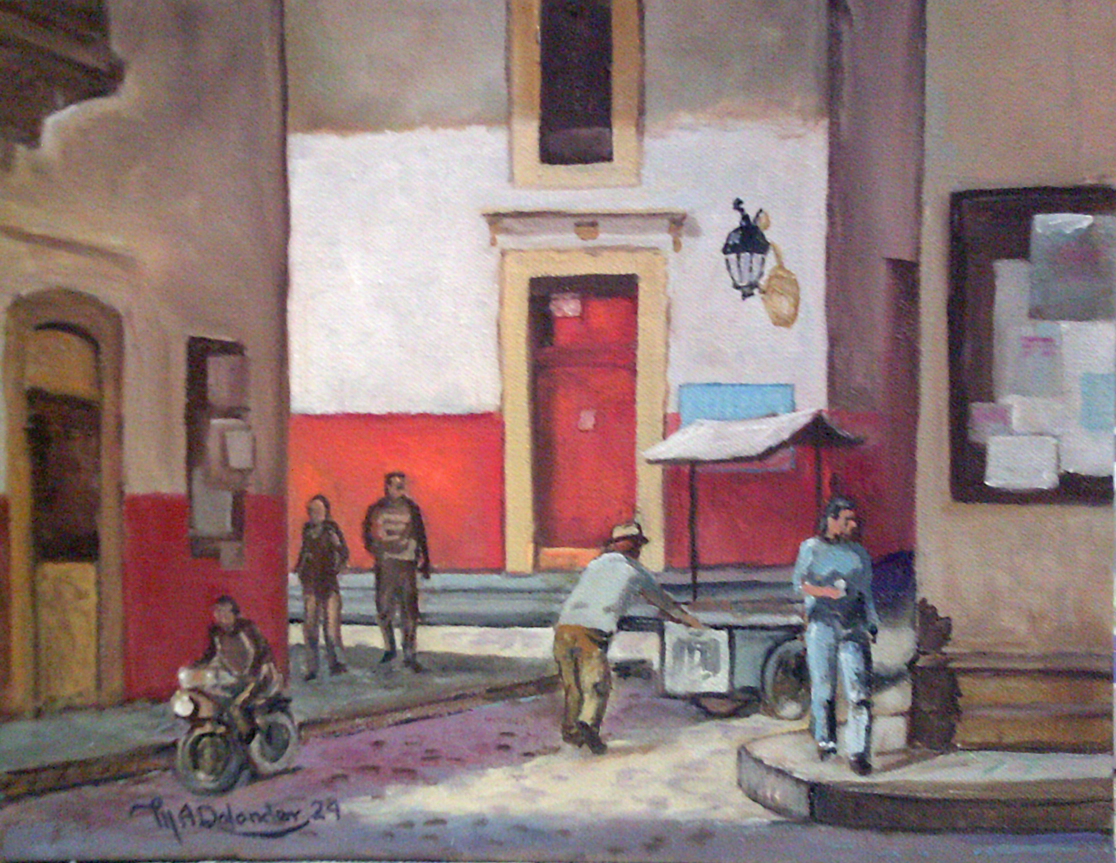 On the Corner Patzcuaro Mexico