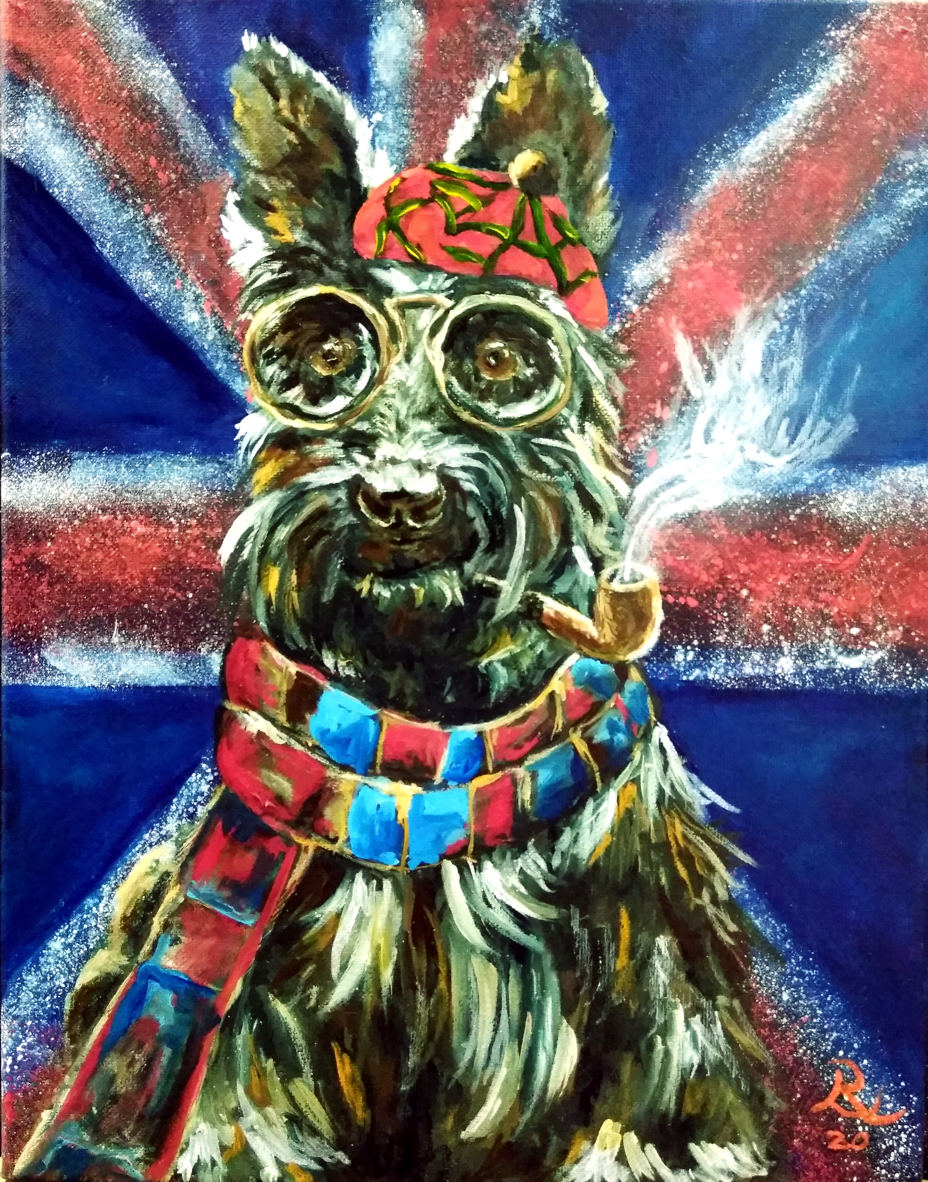 British Scottie Dog