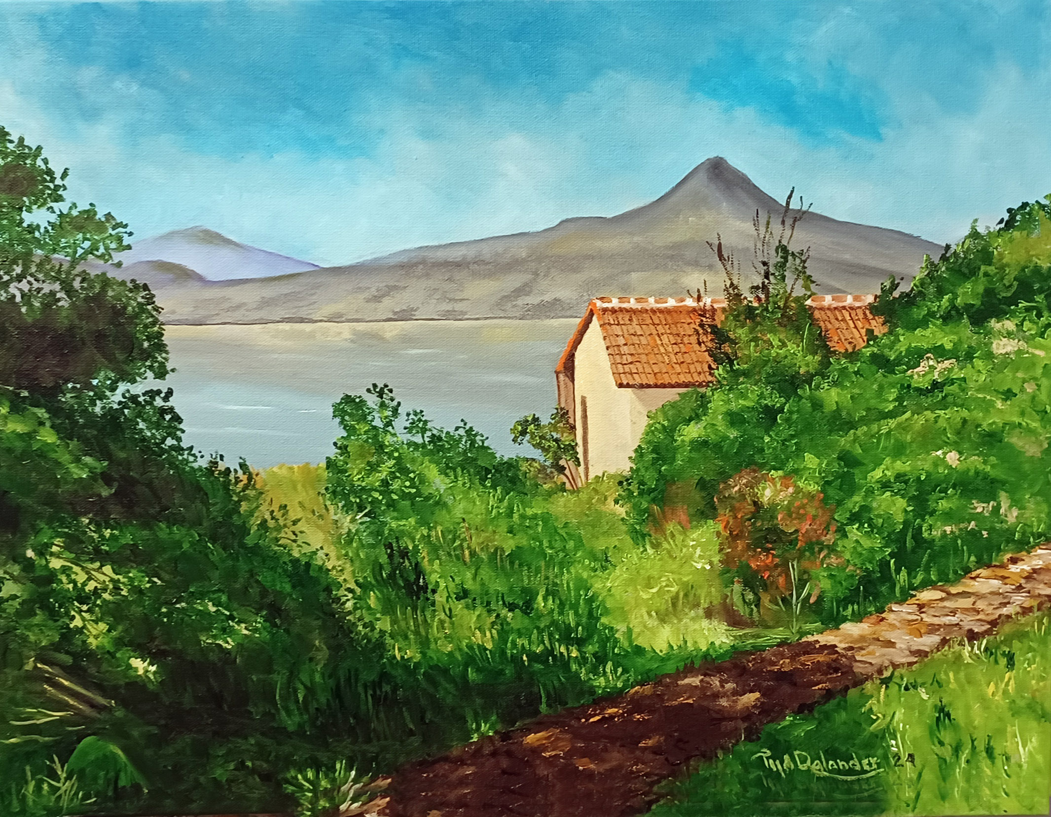 House on Lake Patzcuaro Mexico