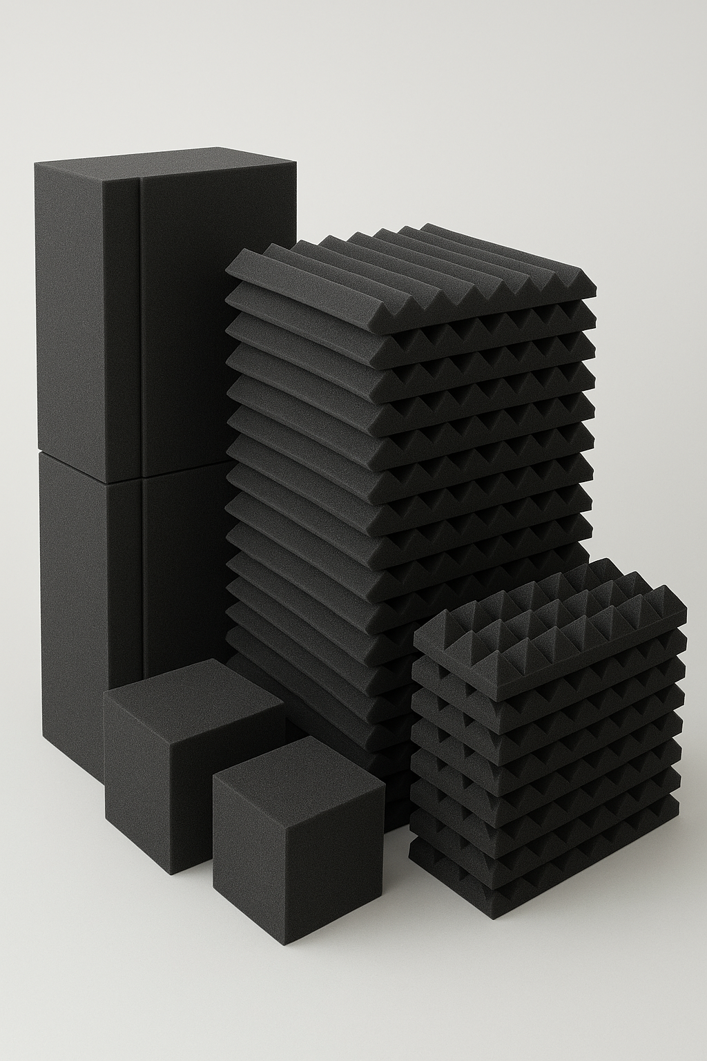 Premium Acoustic Foam Panel Studio Kit