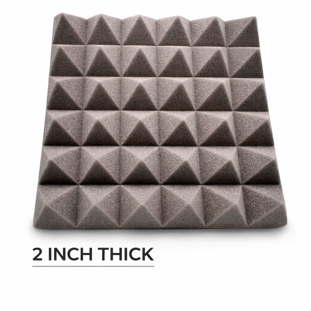 Pyramid Acoustic Foam Panel – High Quality US-Made Sound Treatment