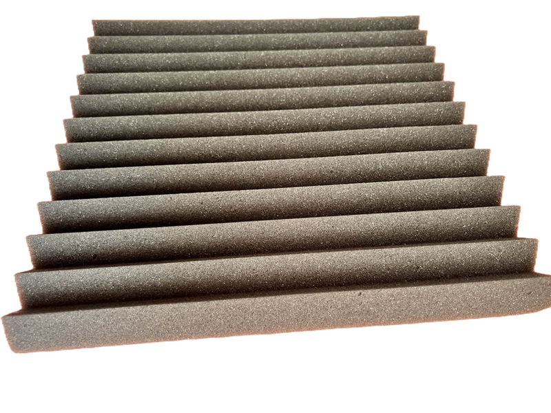 12 - Wedge Acoustic Foam Panel Set– High Quality US-Made Sound Treatment