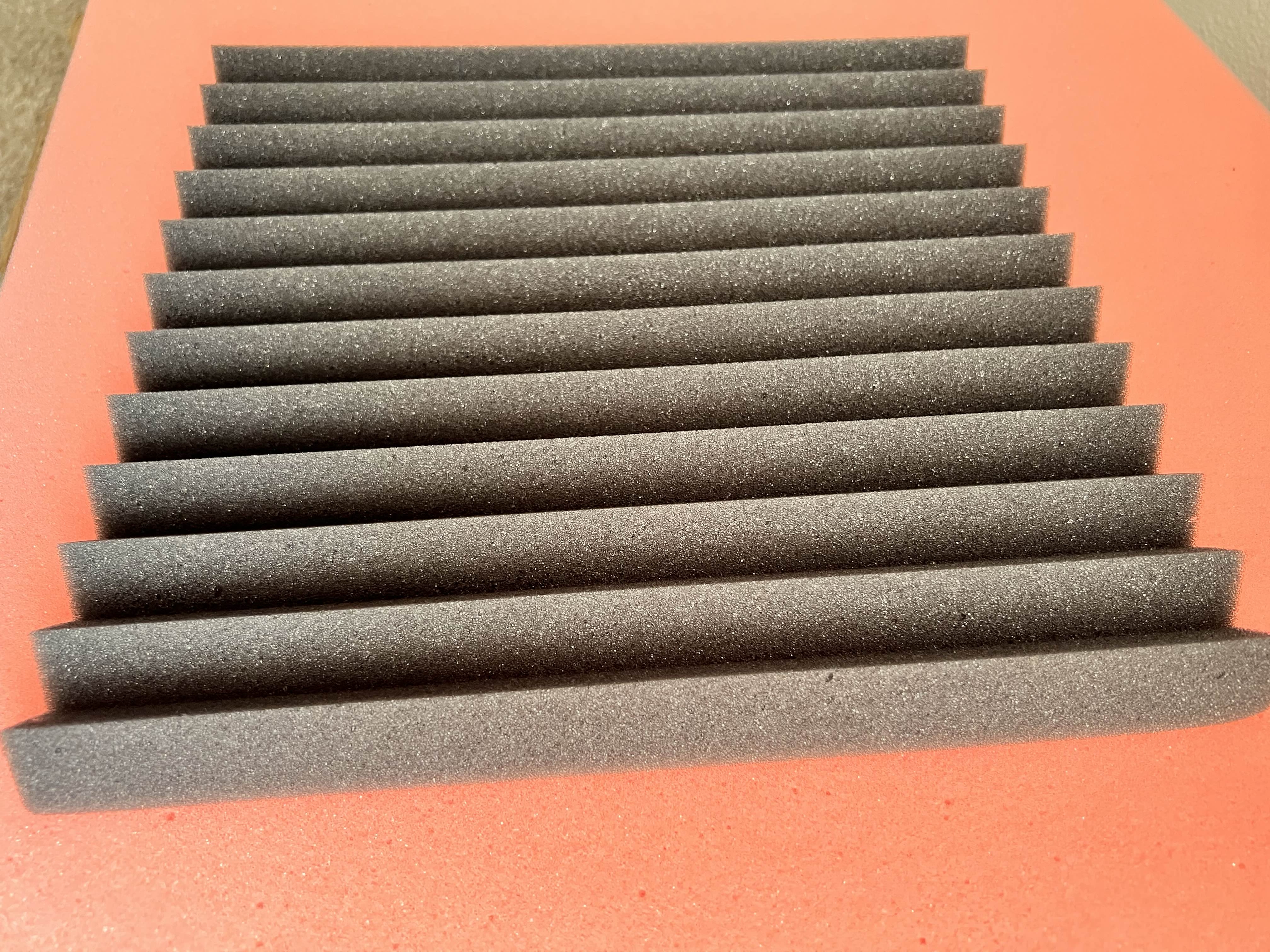 12 - Wedge Acoustic Foam Panel Set– High Quality US-Made Sound Treatment