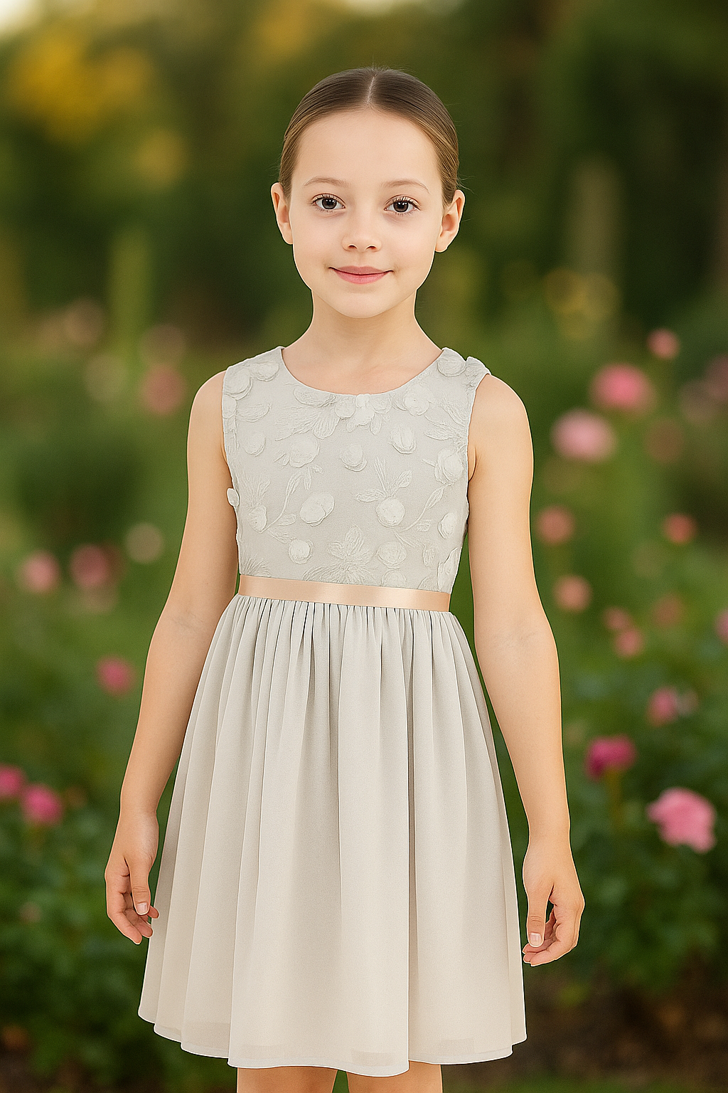 Vestido elegante de niña