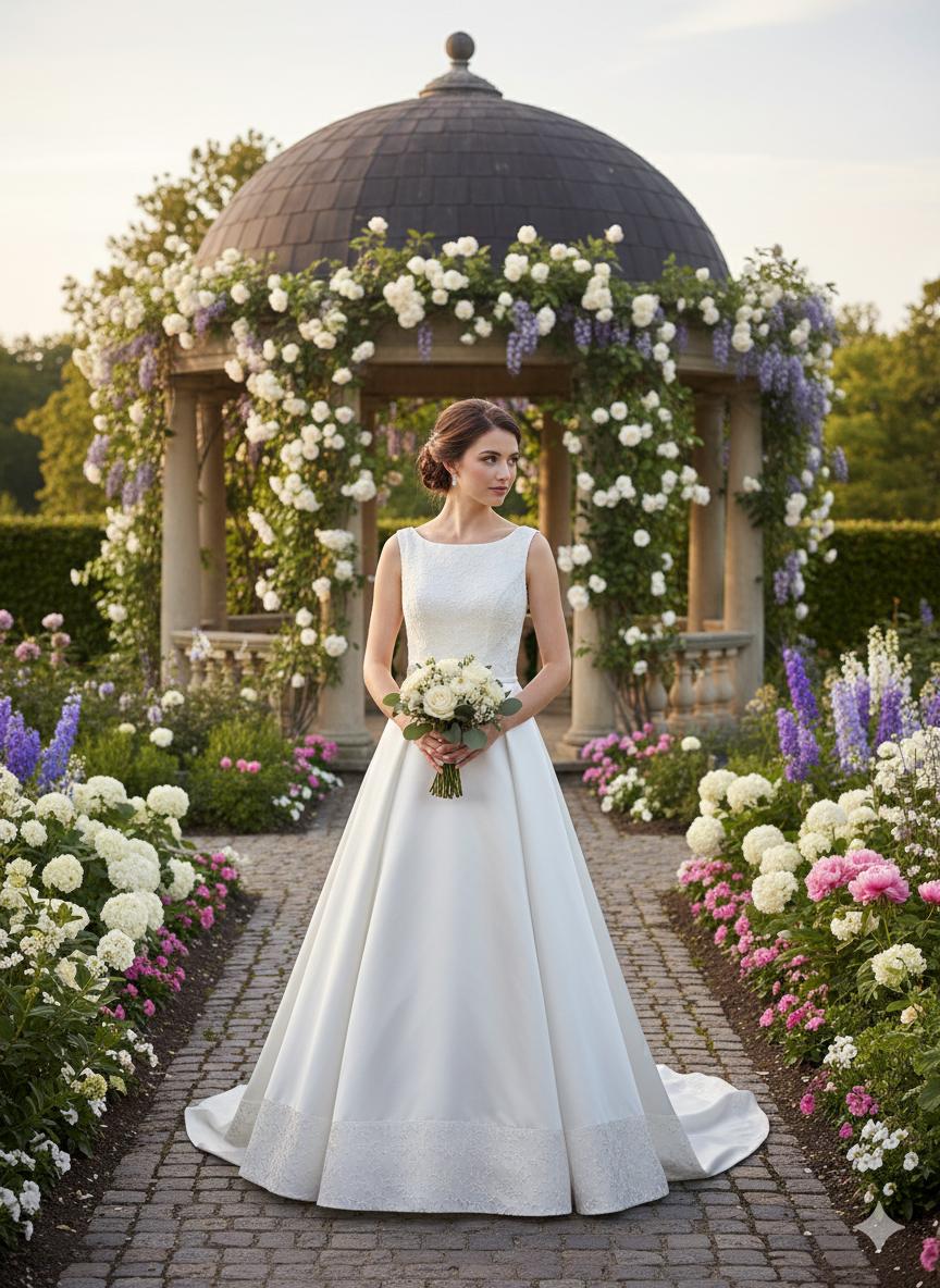 Vestido de novia elegante
