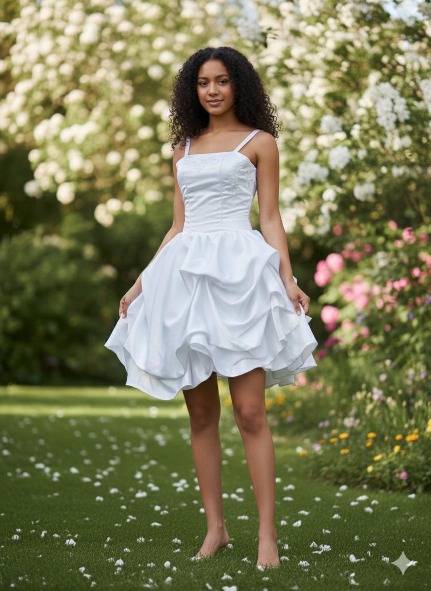 Vestido blanco de tirantes