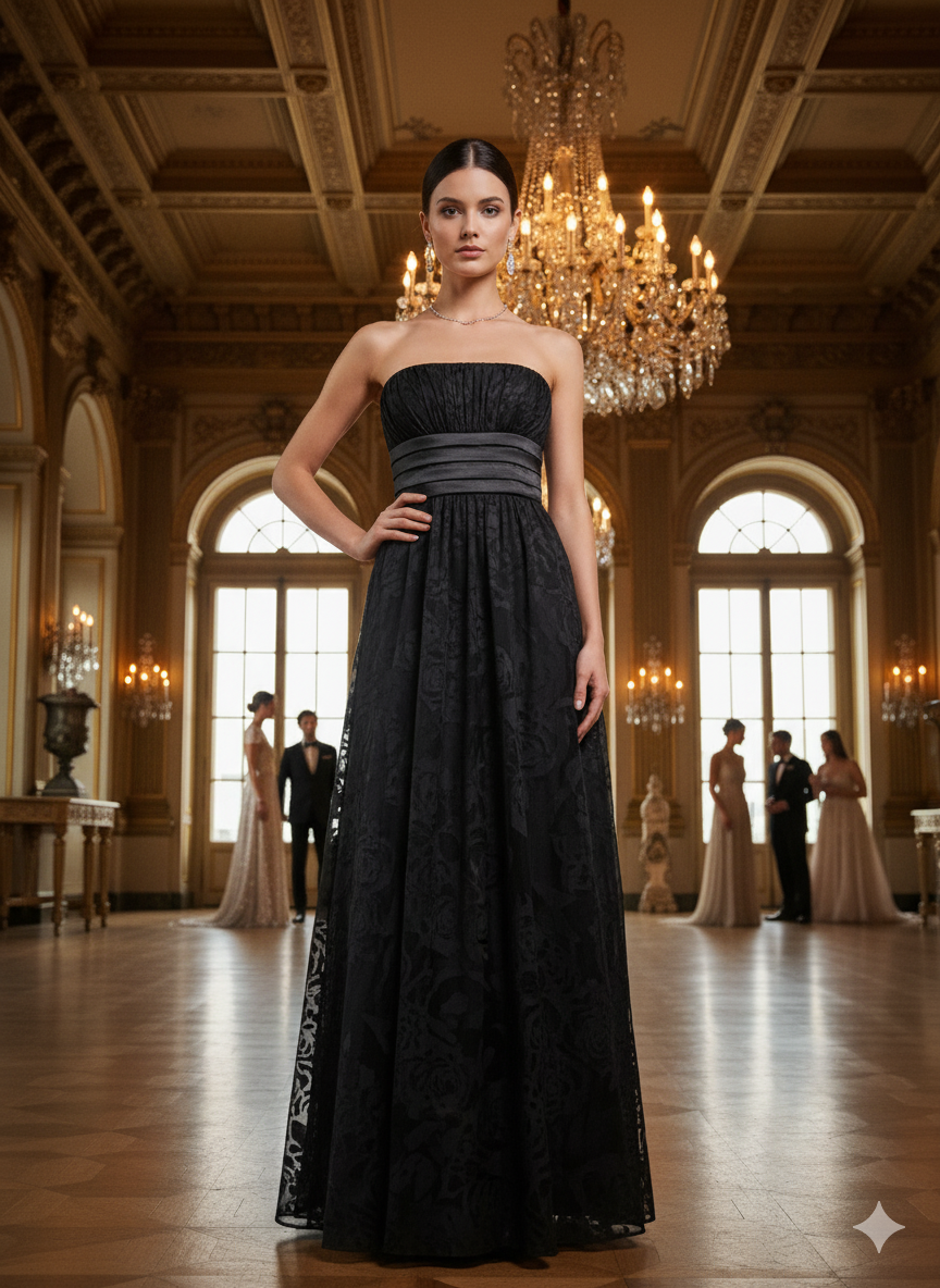 Vestido de noche elegante